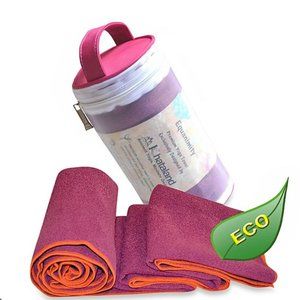 Khataland Equanimity Yoga Towel w/ Travel Case -  72" x 24.5"